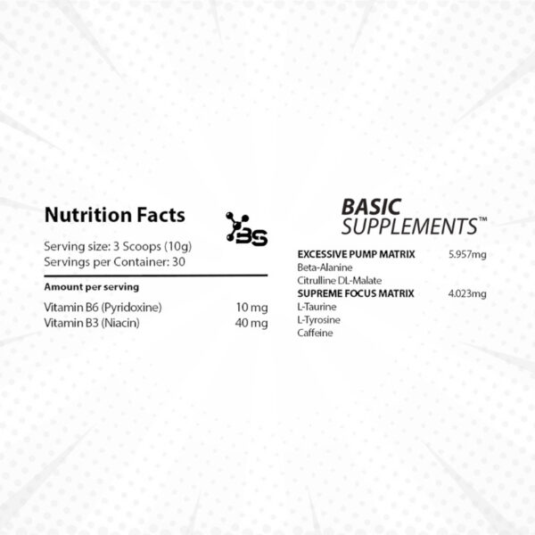 Basic Supplements P-5 300gr _ Sastav - Kreatin.rs