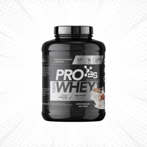 Basic Supplements Pro Whey - Bela cokolada i keks 4.3kg - Kreatin.rs