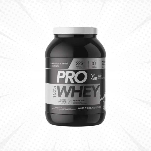 Basic Supplements Pro Whey - Bela čokolada i keks 908g - Kreatin.rs