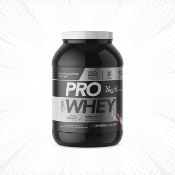 Basic Supplements Pro Whey - Jagoda Jogurt 908g - Kreatin.rs