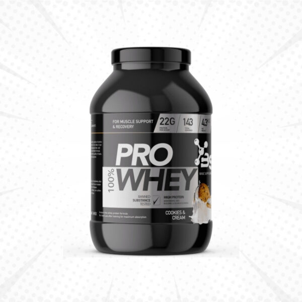 Basic Supplements Pro Whey - Keks i krem 4.3kg - Kreatin.rs