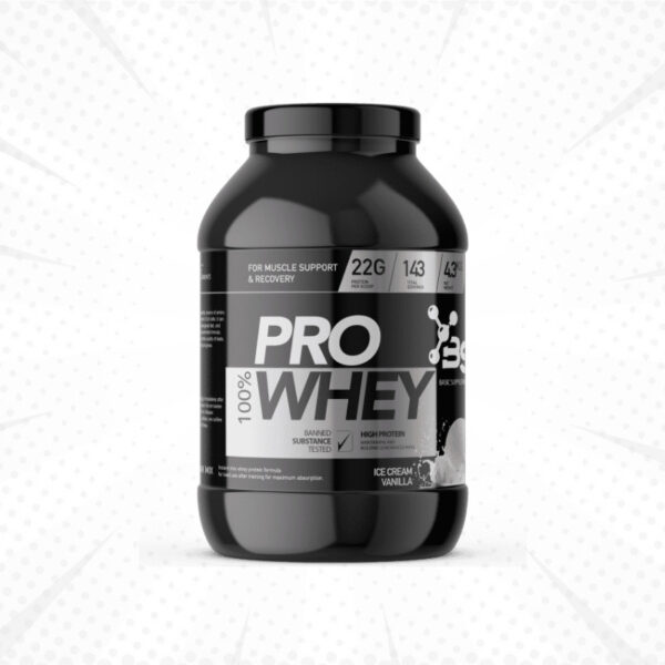 Basic Supplements Pro Whey - Vanila sladoled 4.3kg - Kreatin.rs