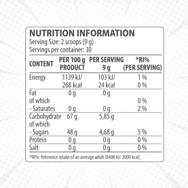 DY Nutrition DY Testoboost – 270g _ Nutritivne vrednosti sastav _ Kreatin.rs