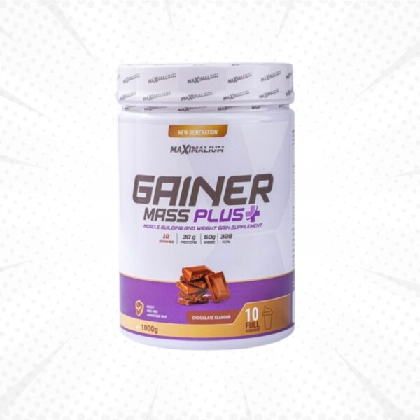 Maximalium Gainer Mass Plus _ Chocolate 1kg - Kreatin.rs