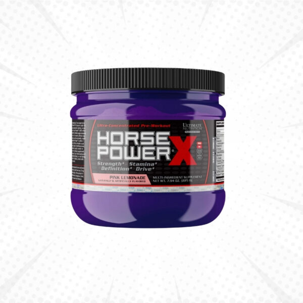 Ultimate Nutrition Horse Power X, 225g _ Pink Lemonade - Kreatin.rs